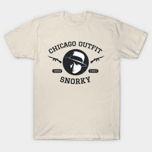 Al Capone 'Snorky' Portrait Logo - Chicago Outfit T-Shirt